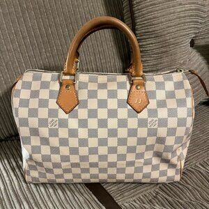 Louis Vuitton Speedy 30 Damier Azur
